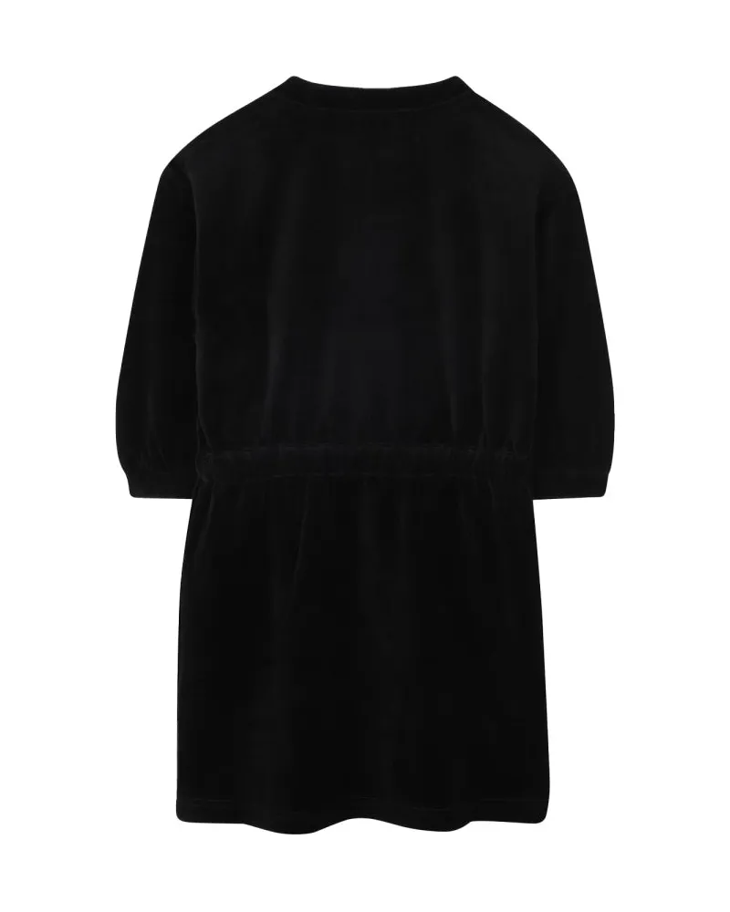 Sonia Rykiel Logo-Detailed Cotton Dress — Black Black