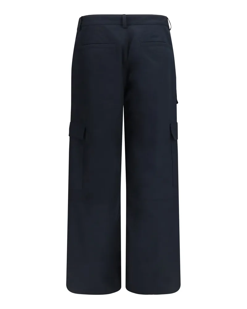 Balenciaga Straight-Leg Cotton Cargo Pants — Anthracite Anthracite