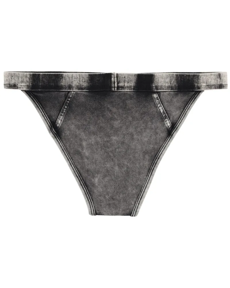 Diesel Cotton Briefs — Black Black