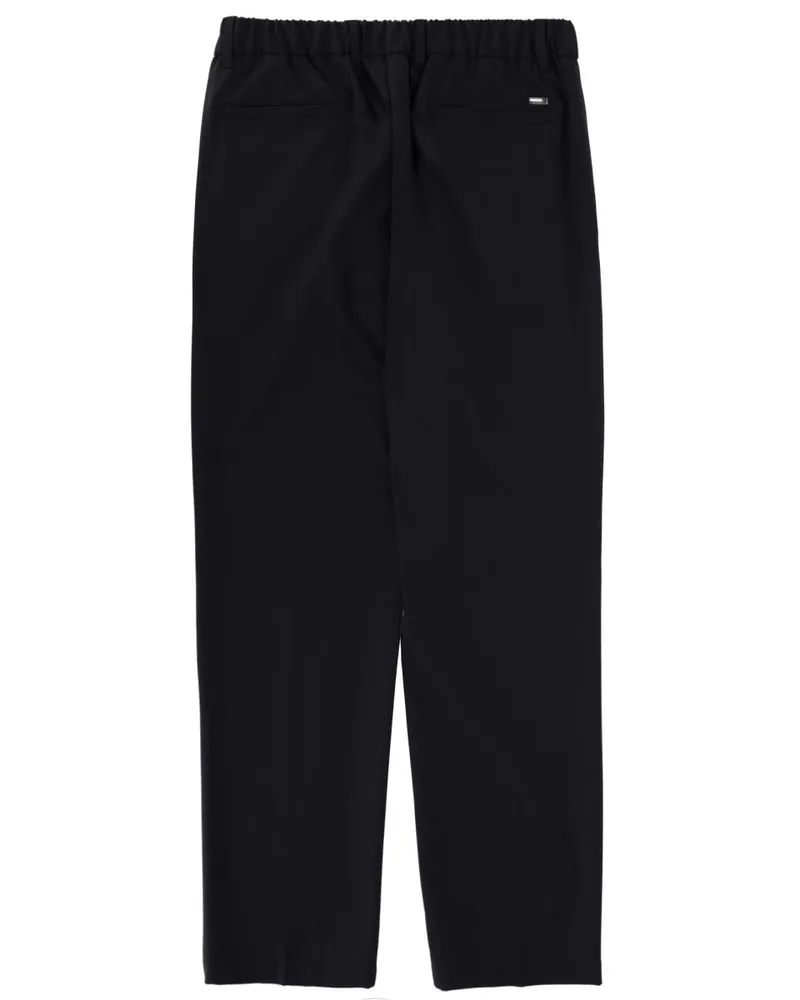 Herno Wool-Blend Trousers — Blue Blue