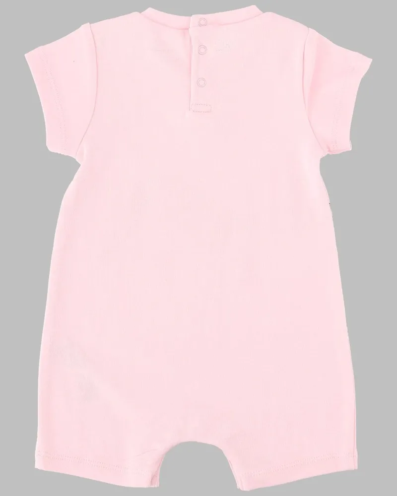 Marc Jacobs Printed Cotton Romper — Pink Pink