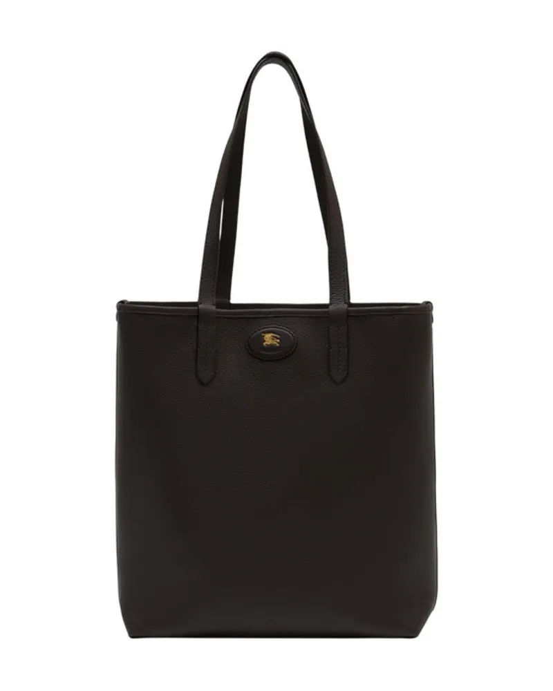 Burberry Men's Ml Ns Reversible Shopper Bag -  Leather Grey Calfskin Totes-Shopping-Bags Grey