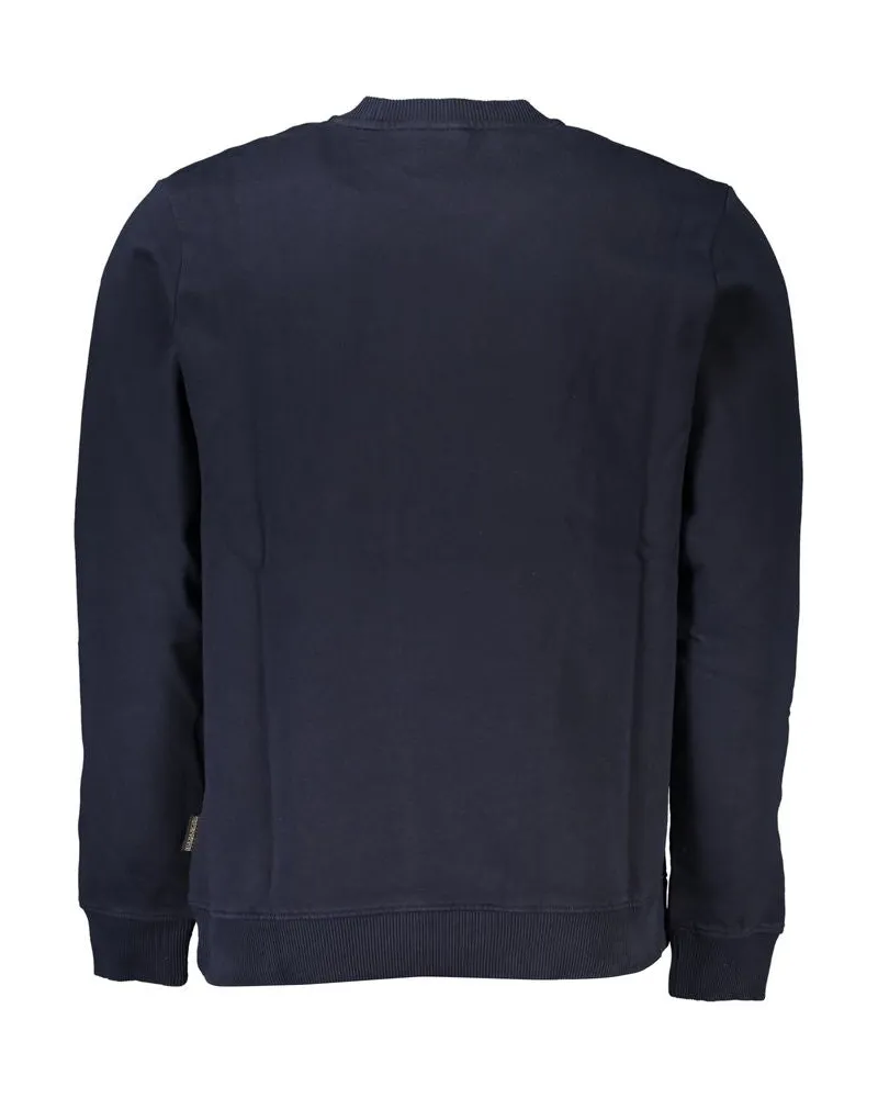 Napapijri Cotton-Blend Sweatshirt — Navy Navy