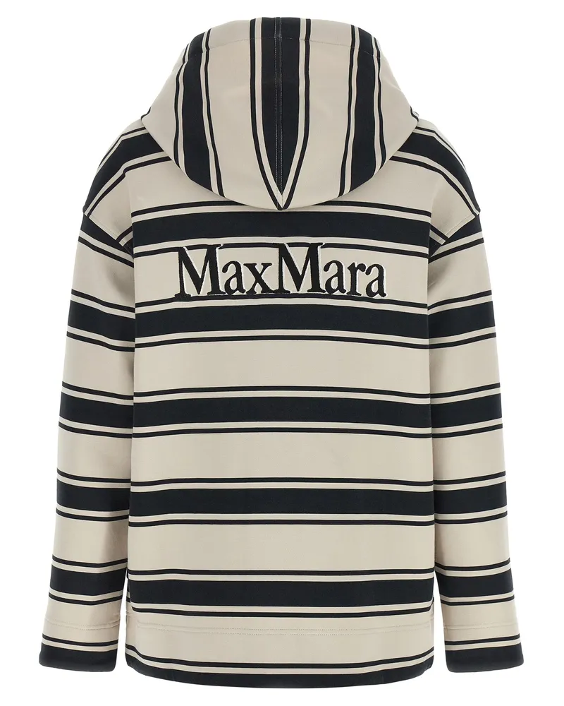 Max Mara Women's Blue Cotton Hoodie Clothing Beige