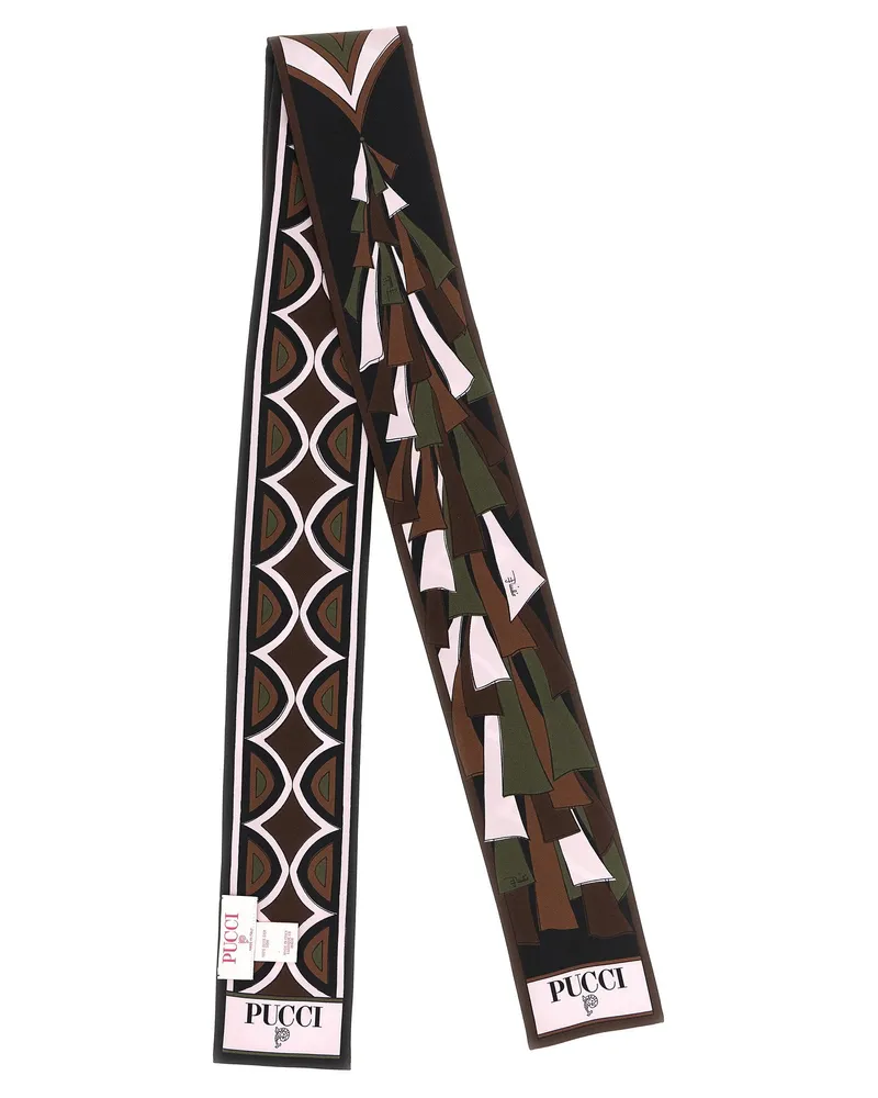 Emilio Pucci Baiadera Scarf — Black Black