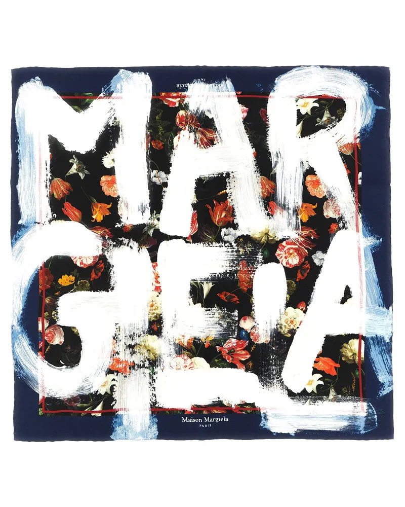 Maison Margiela Paris Scarf — Navy Navy