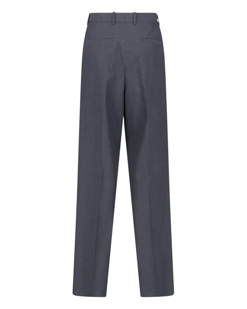 Jil Sander Men's Trousers Grey Virgin Wool Gray