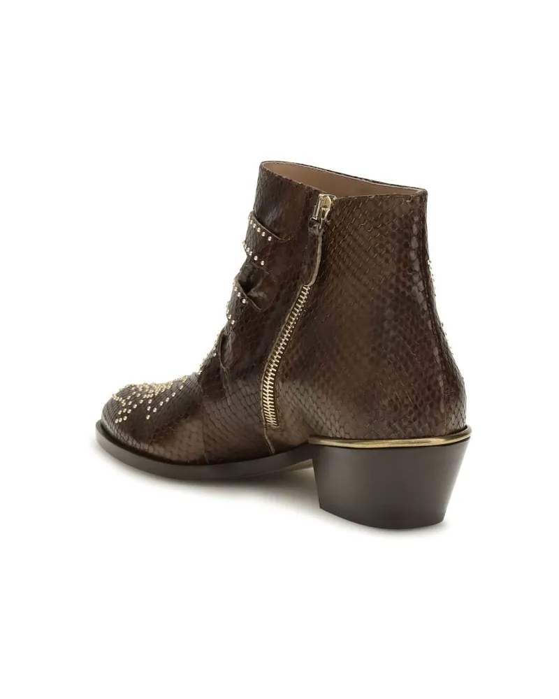 Chloé Susanna Ankle Boot — Brown Brown