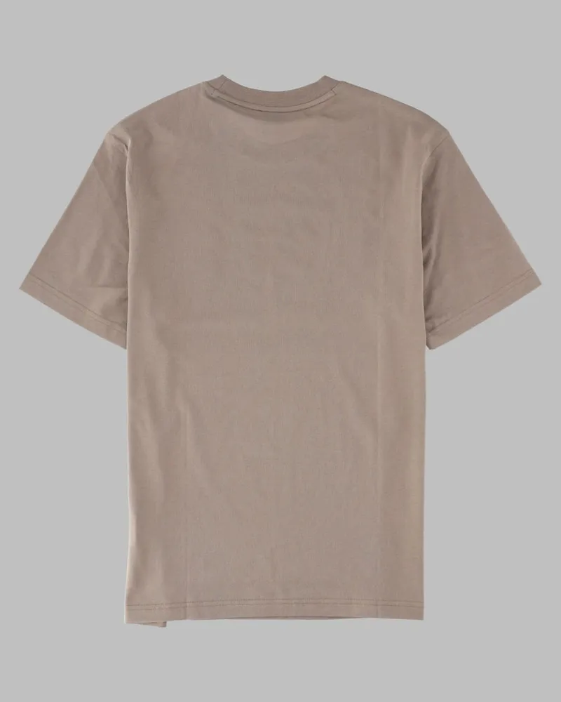 HUGO BOSS Logo-Print Cotton T-Shirt — Beige Beige