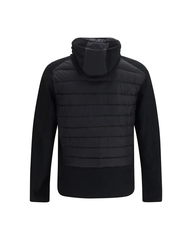 Parajumpers Men's Black Goose Down Full-Length Jacket Clothing Black
