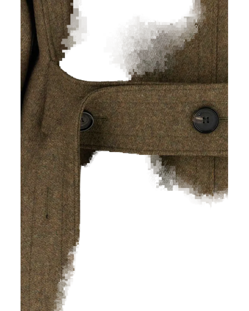 Ferragamo Coat — Olive Olive