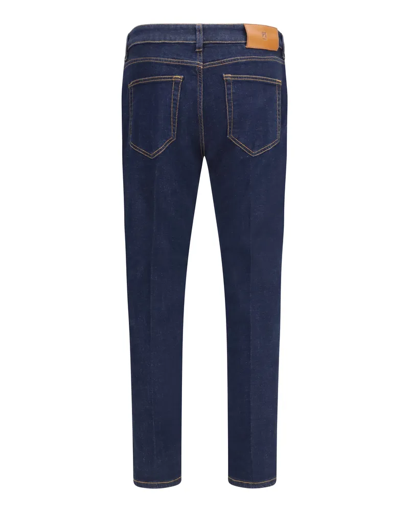 PT TORINO Men's Jeans Cotton Five-Pocket Blue Blue