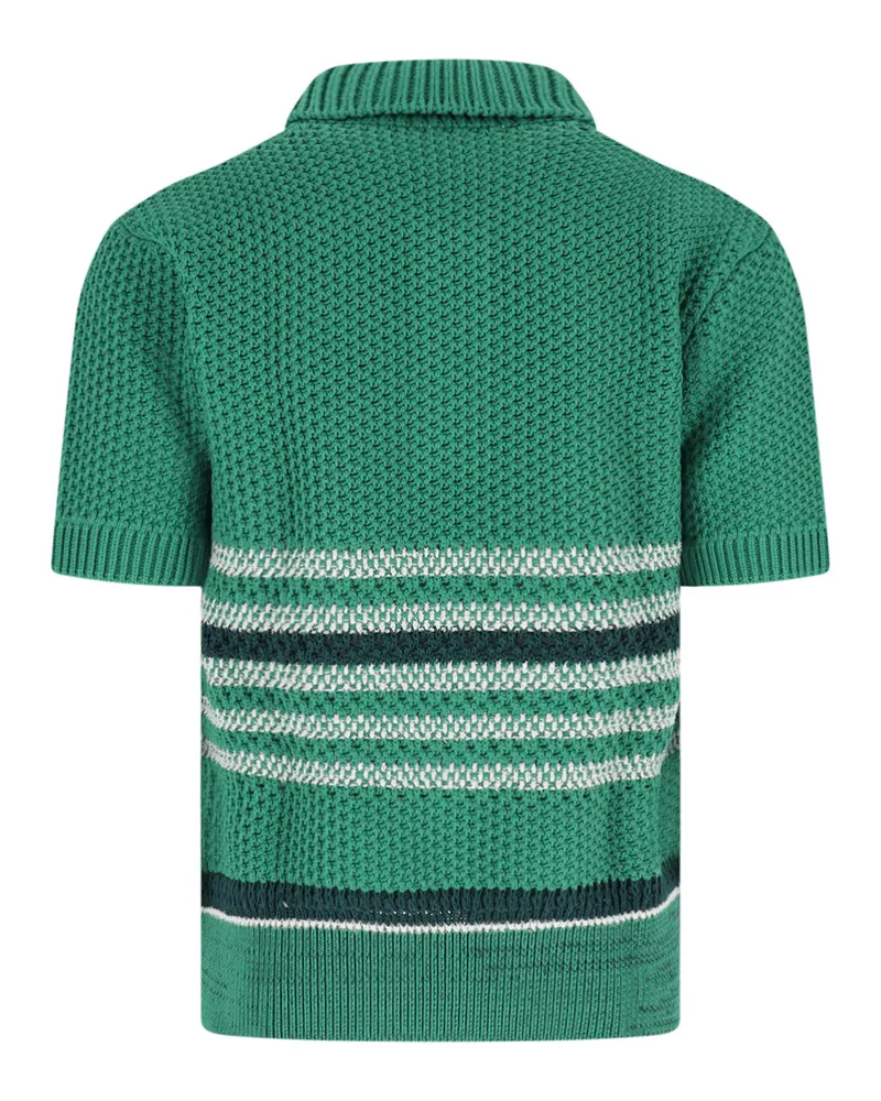 Lacoste Men's Sweaters Green Cotton Polyamide Green