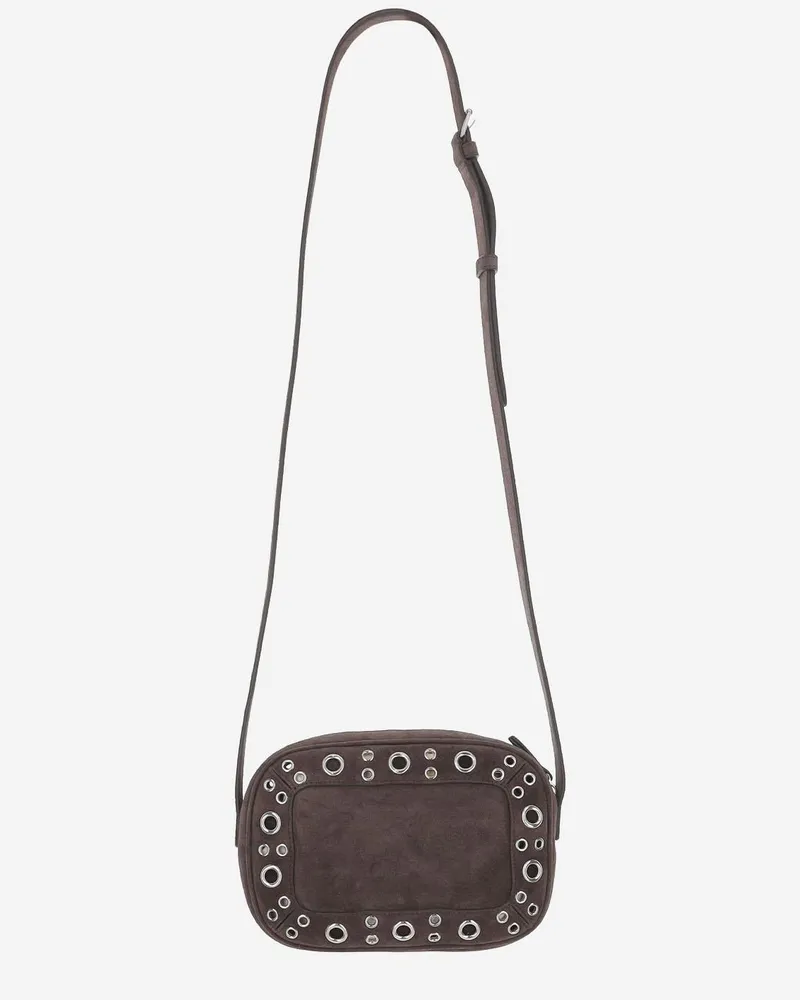 Valentino Garavani Women's Nellcôte Suede Shoulder Bag Leather Multicolor