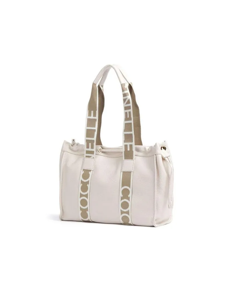 Coccinelle Tote Bag — White White