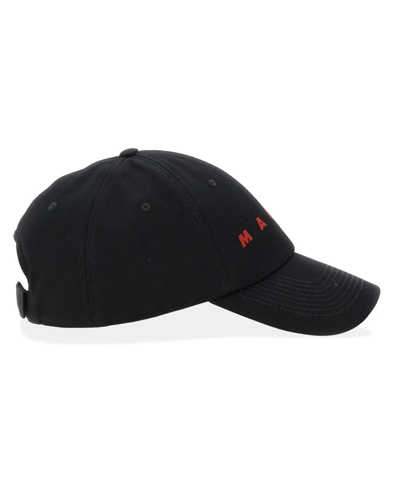 Marni CLZC0108S0_UTC31100N99 Baseball Cap — Black Black