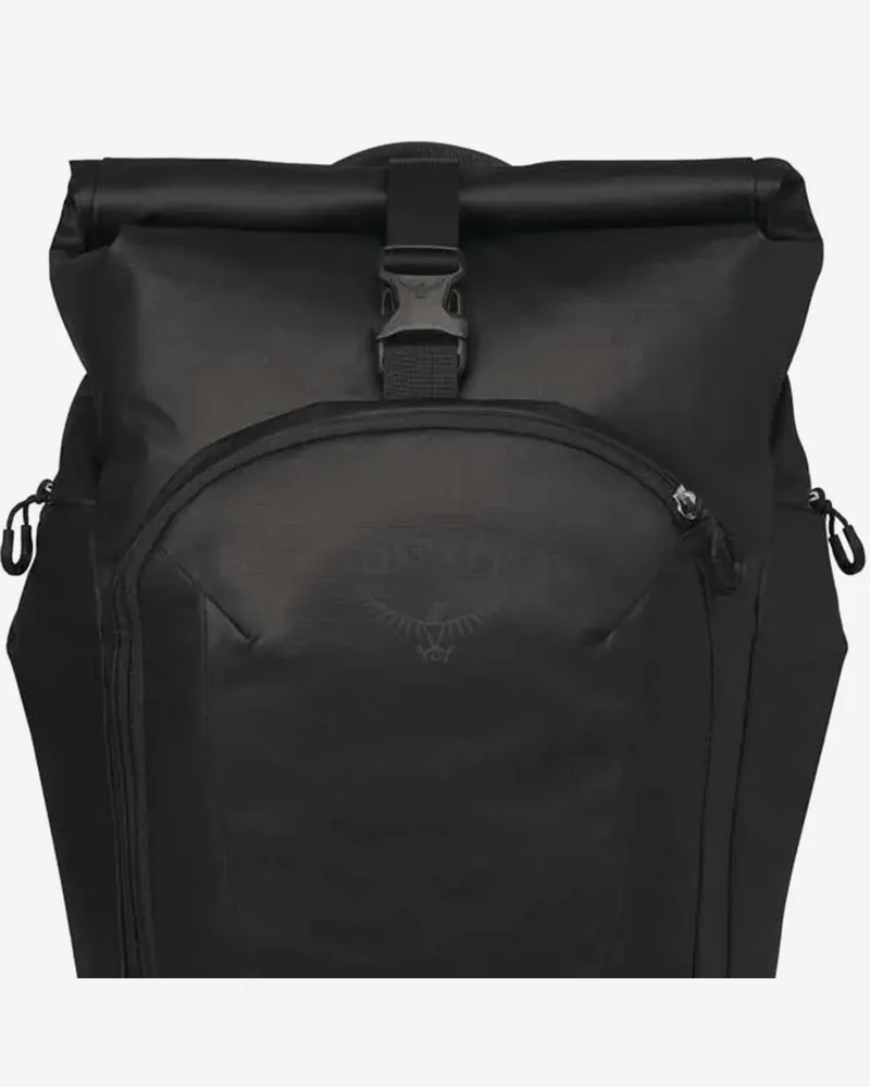 Osprey Men's Transporter® Roll Top Backpack Black Nylon Backpacks Black