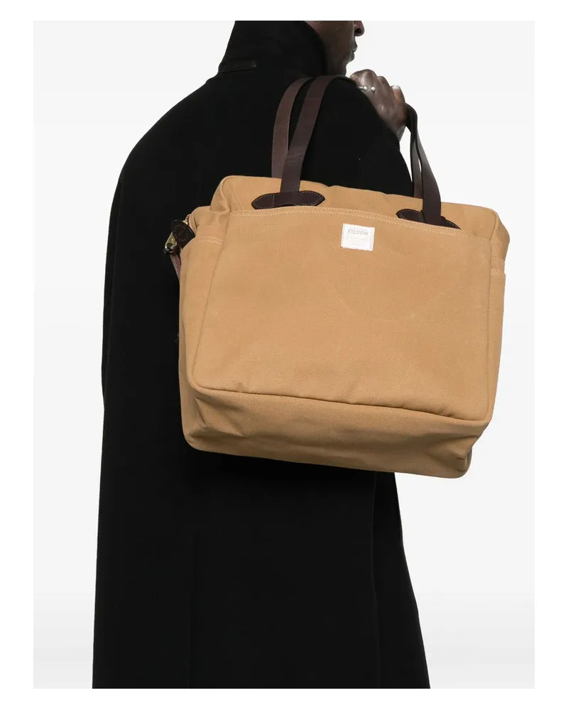 Filson Cotton Shoulder Bag — Beige Beige