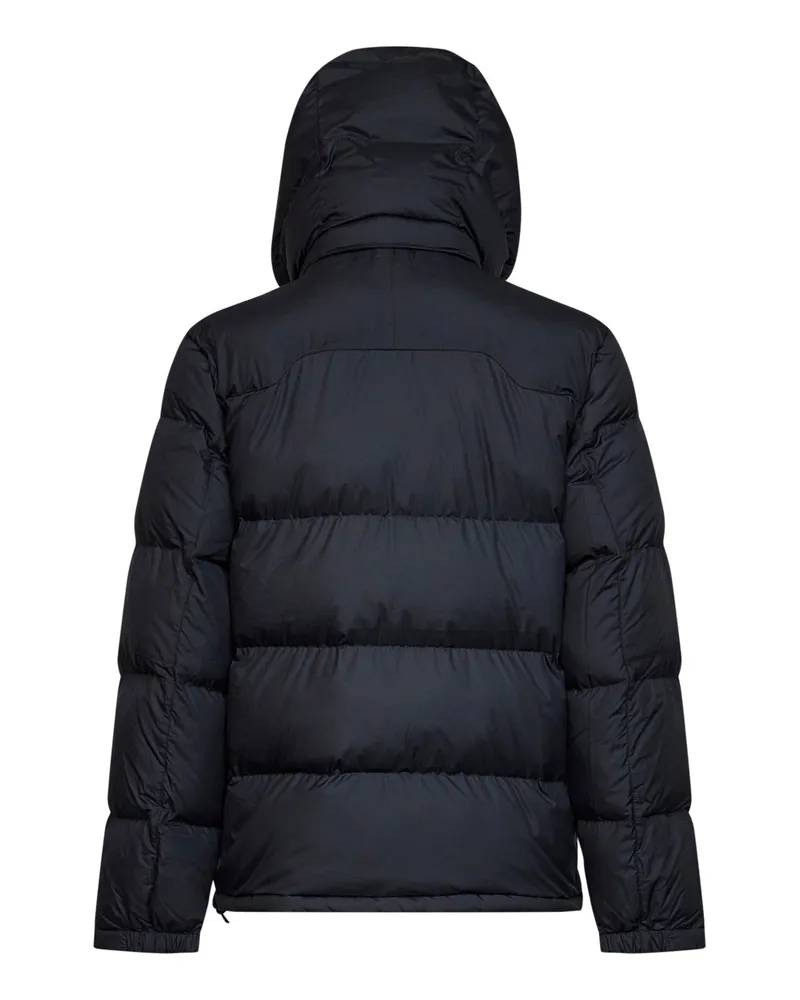 Ralph Lauren Men Hooded Down Jacket The Gorham Black Recycled Polyester Padded Black