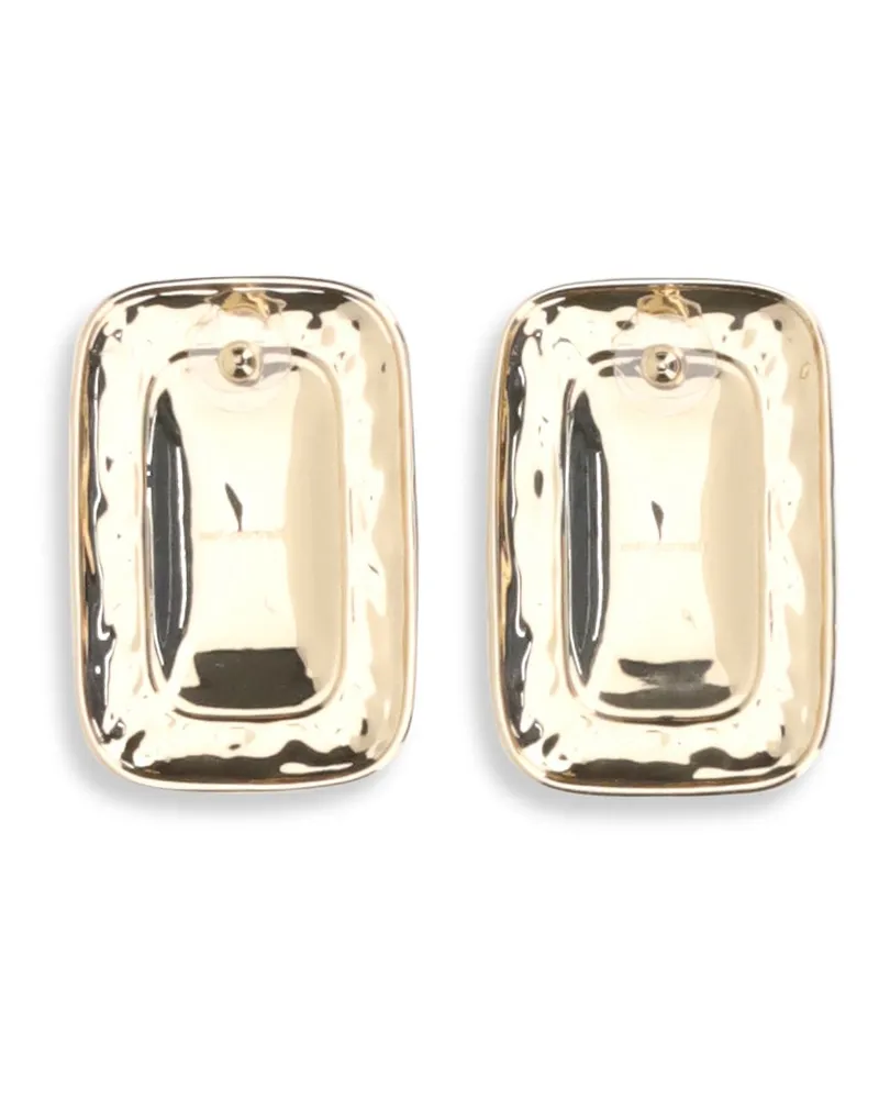Self-Portrait Women's Earrings Mottled Gold Brass Gold