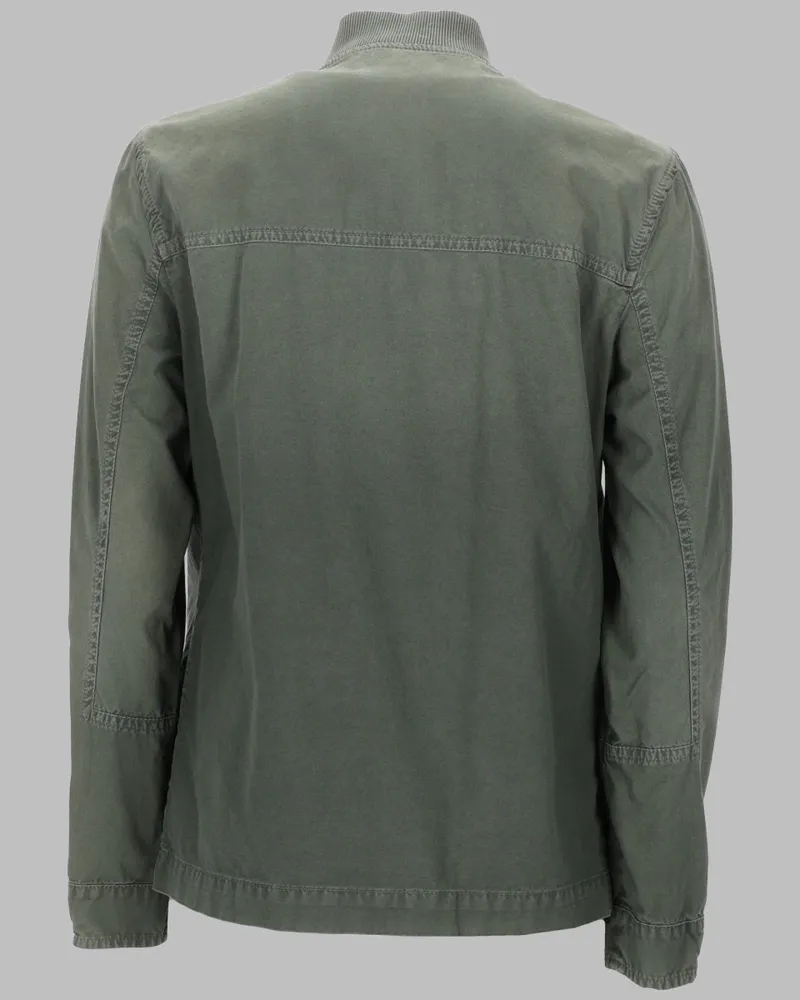 Mr & Mrs Italy Rhinestone-Embellished Cotton Jacket — Green Green