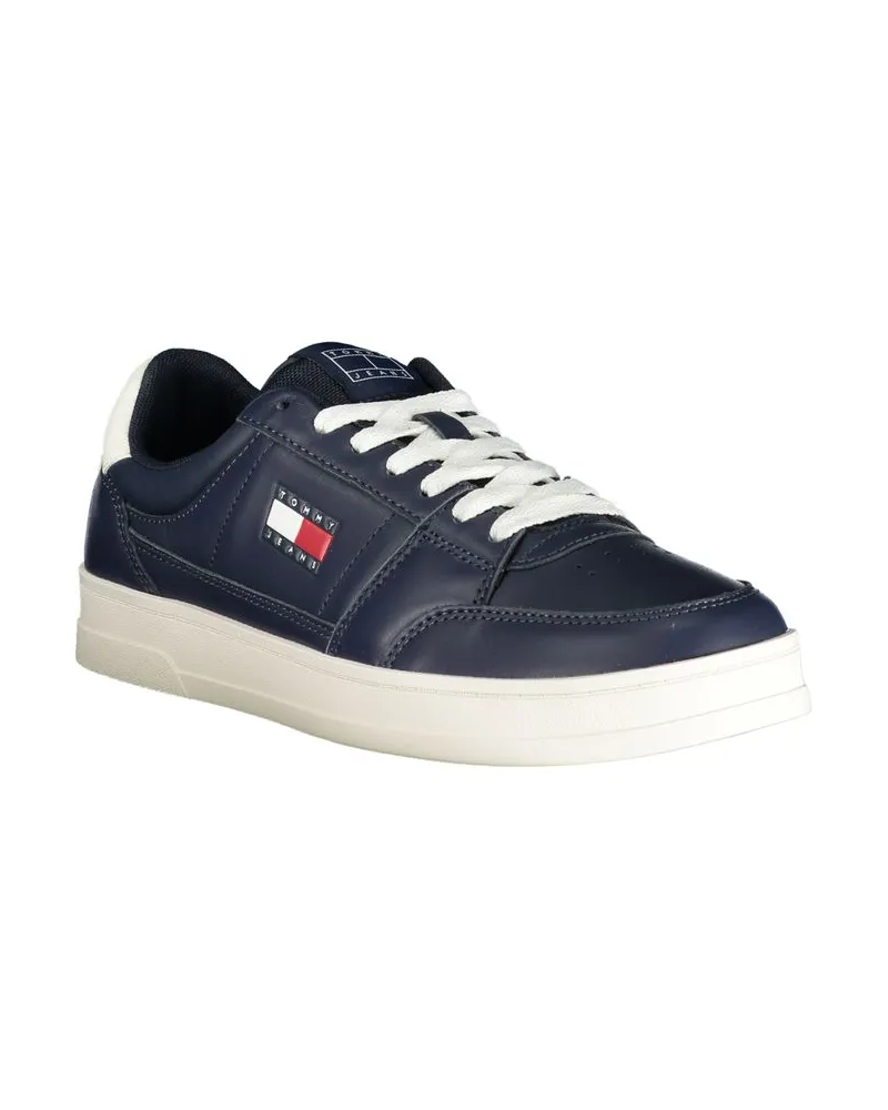Tommy Hilfiger Leather Low-Top Sneaker — Blue Blue