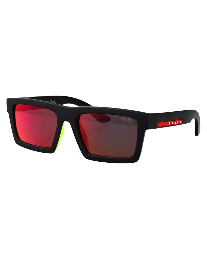 Prada 0PS Matte Black Injected Sunglasses — Black Black