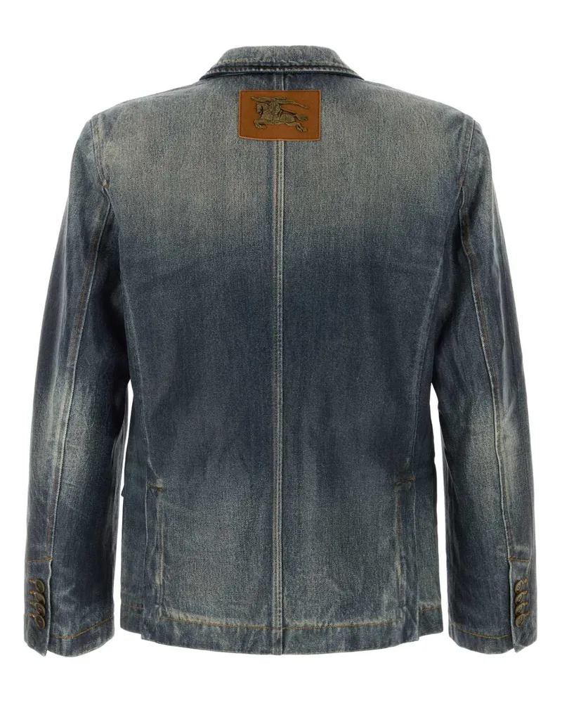 Burberry Denim Blazer — Blue Blue