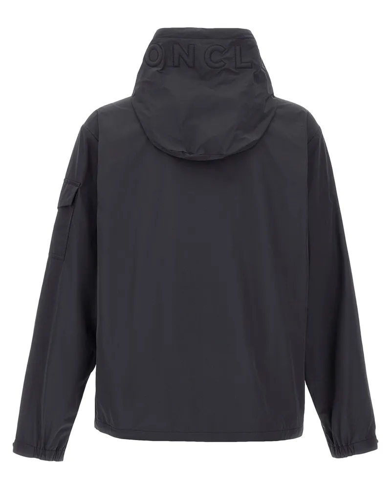 Moncler Men's Black Polyester Shell Jacket Clothing Black
