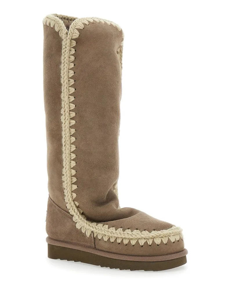 Mou Women's Boots Eskimo Brown Leather Sheep Brown