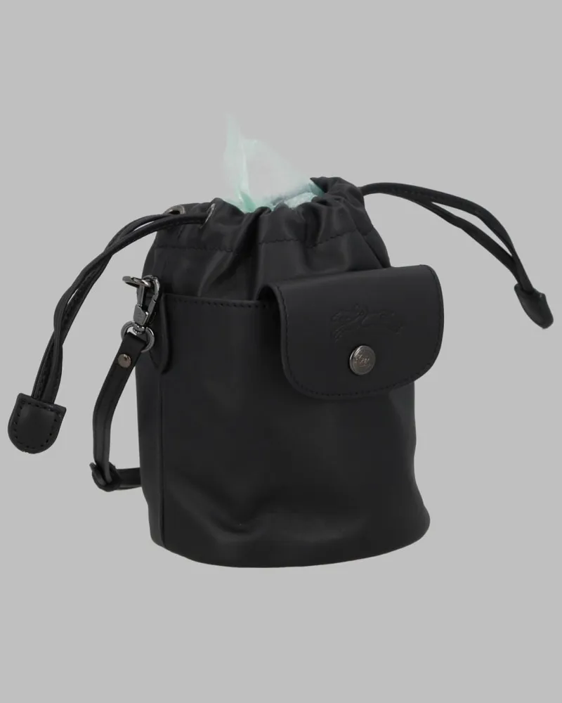 Longchamp Women's Bucket Bag Le Pliage Xtra Black Shoulder Black