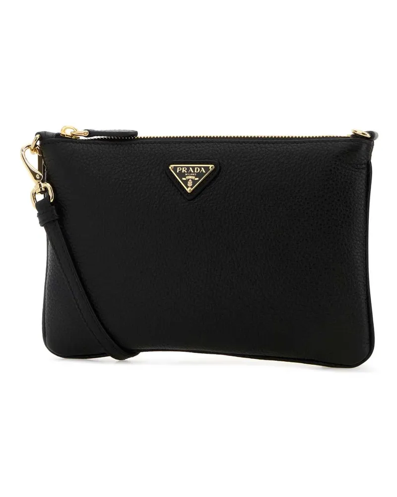 Prada Women's Black Leather Crossbody Bag Nero Borse A Tracolla Black