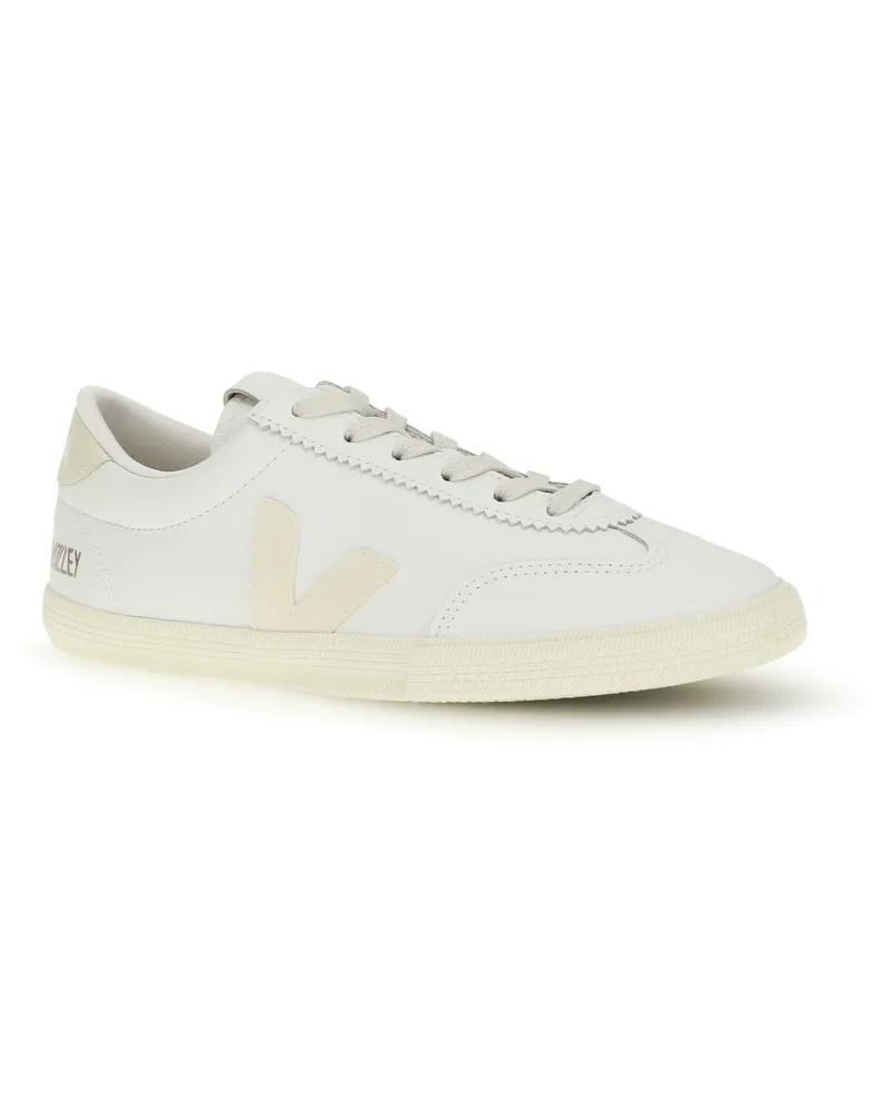 VEJA Women's Volley Signature Sneakers White-Calcaire White/calcaire White