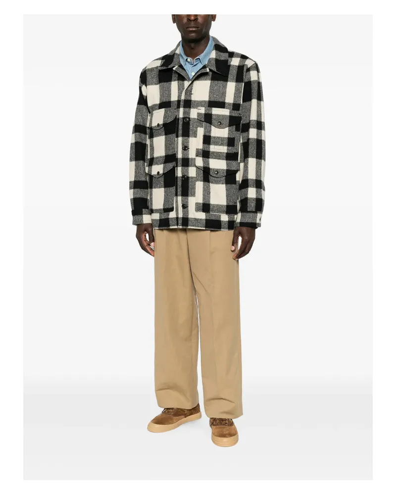 Filson Checkered Wool Jacket — Black Black
