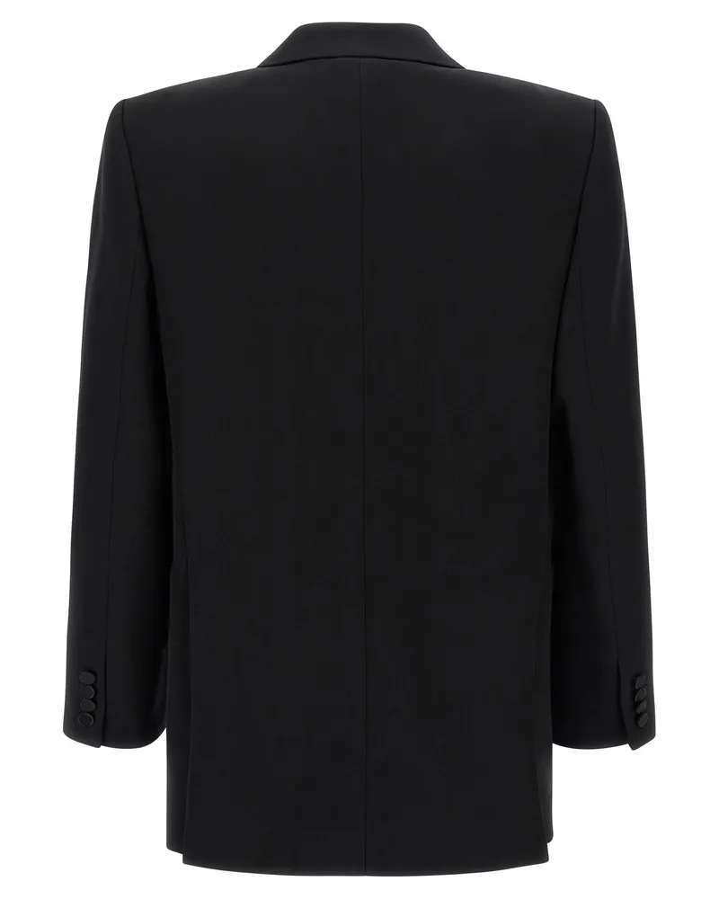 Saint Laurent Men's Black Wool Blazer Clothing Black