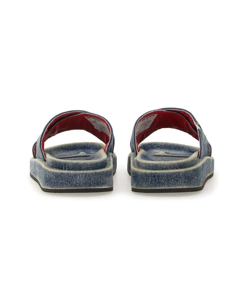 Diesel Cris Cros Slide Sandal — Blue Blue