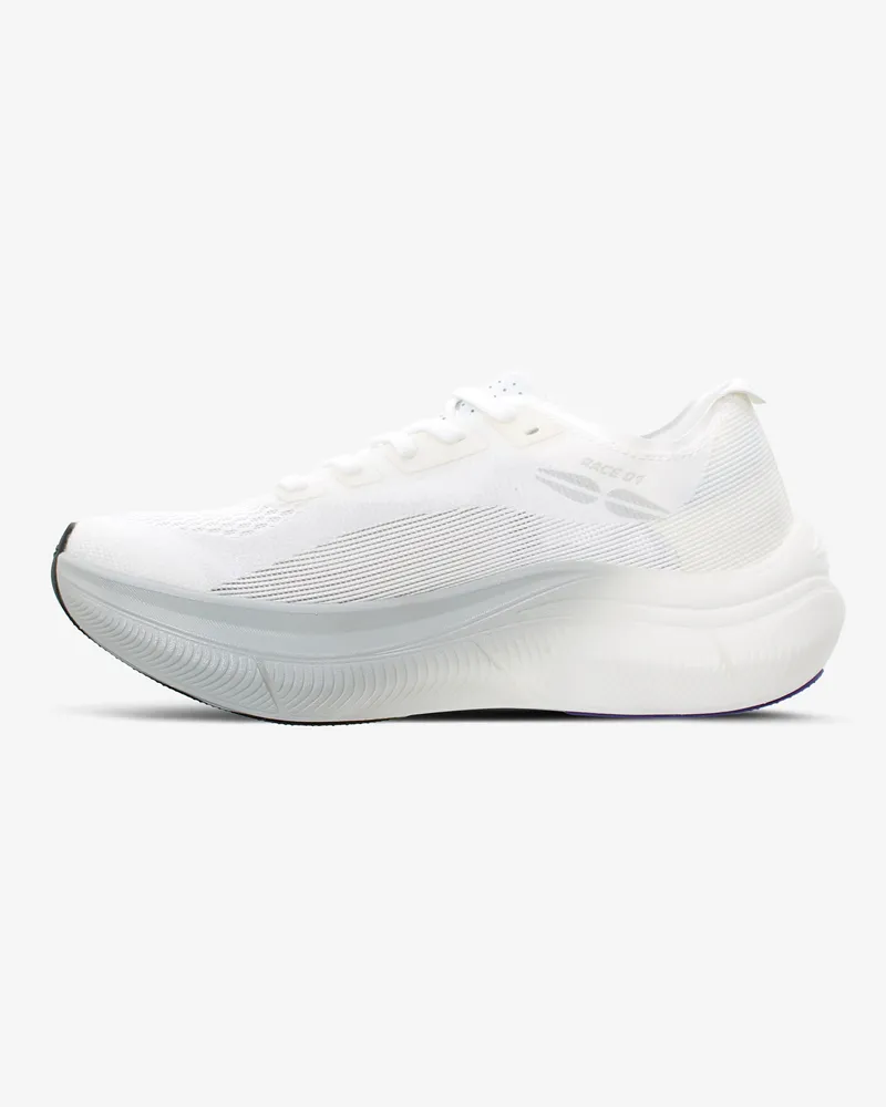 Fessura Unisex Race 01 02 White Road Running Sneaker White