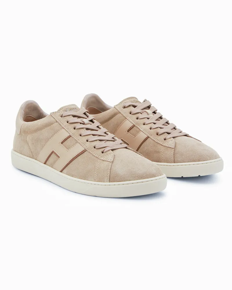 Hogan Men's Sneakers Beige _cover Tex-Le Sole El Tex/le Beige