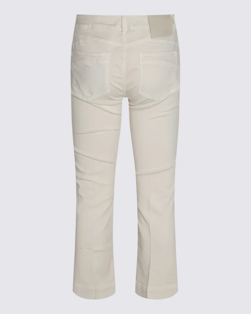 SPORTMAX Women's Jeans Panna _co Em Ea Beige