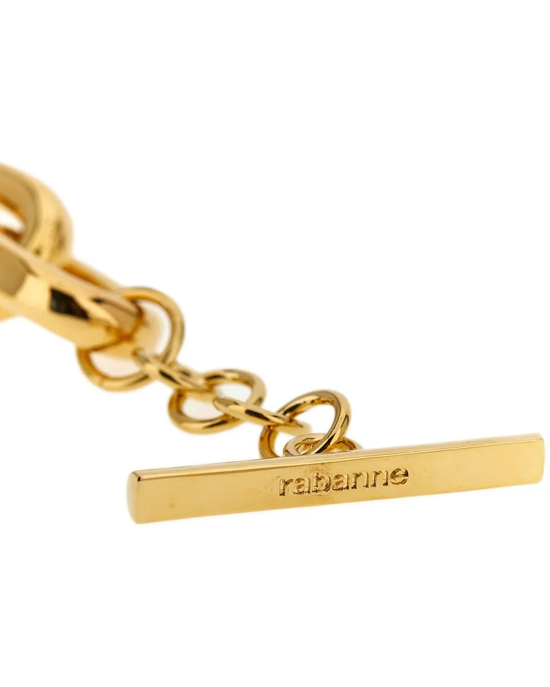 Paco Rabanne Crystal-Embellished Pendant Necklace — Gold Gold