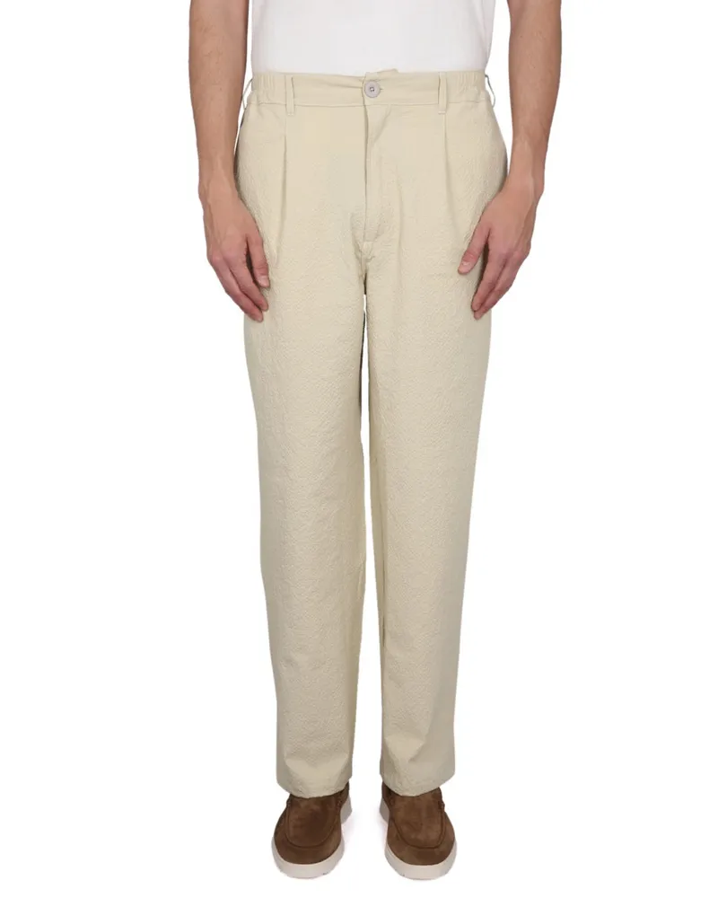 Howlin' Cotton Trousers — Beige Beige