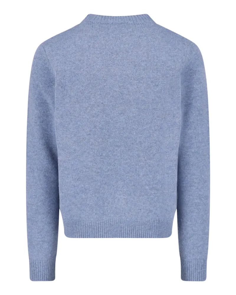 A.P.C. Men's  Sweaters Light Blue Wool Blue