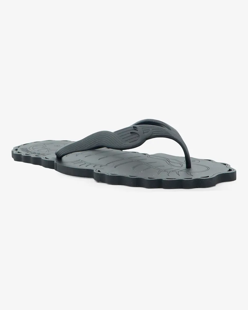 Zimmermann Women's Thong Rubber Sandals Seafoam Black Black
