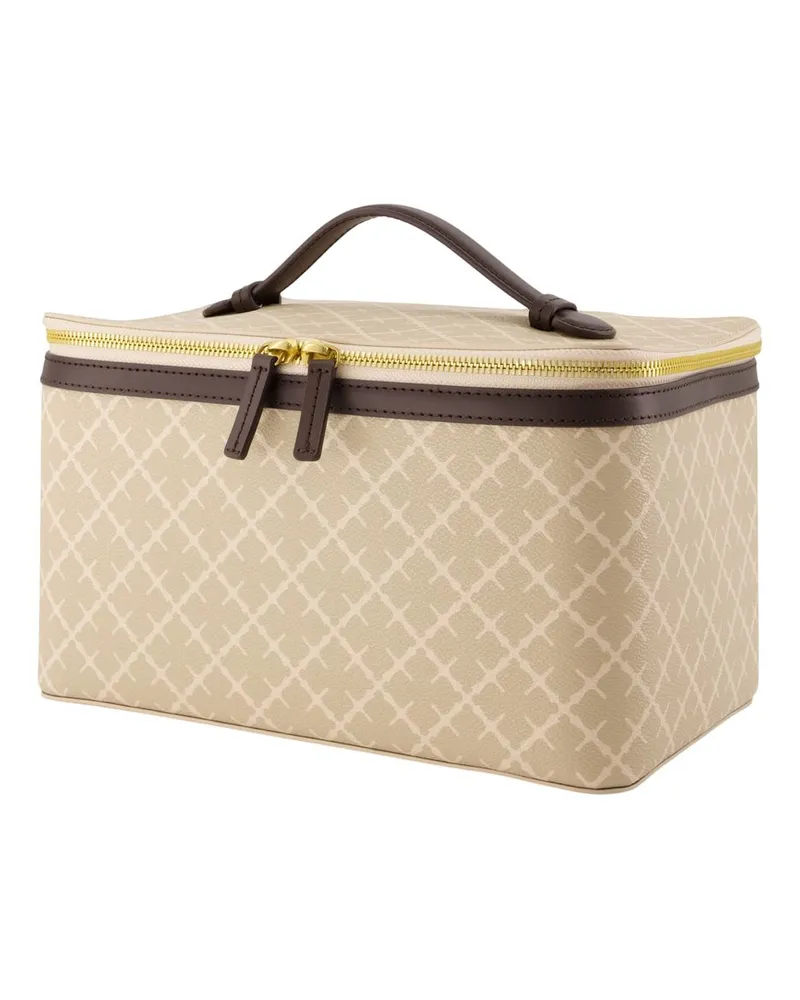 By Malene Birger Women's Bae Beauty Vanity Case -  Synthetic Beige Accessories Vanity-Case Beige