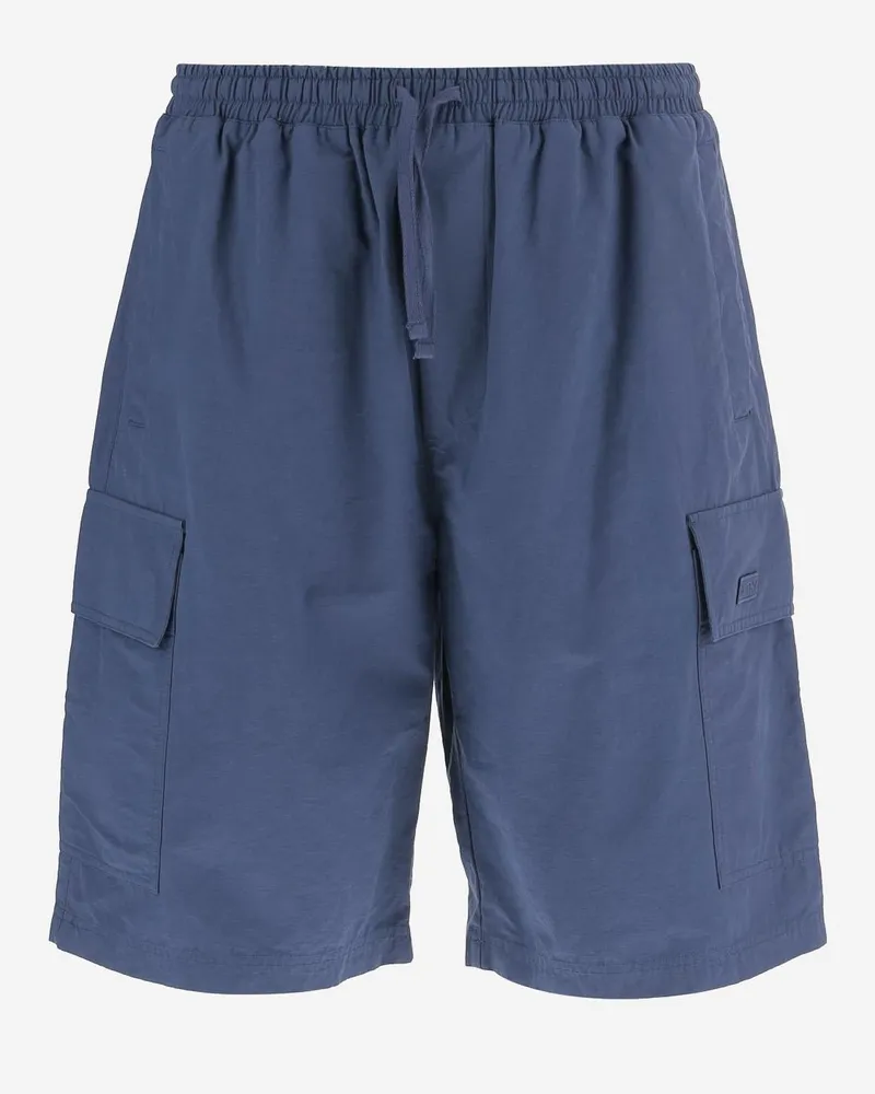 AUTRY Men Cotton Blend Shorts Celeste Blue