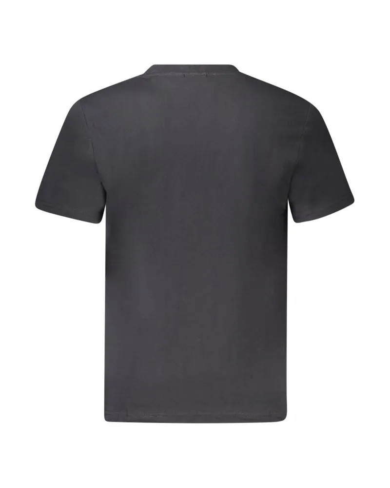 Napapijri Cotton Logo T-Shirt — Black Black