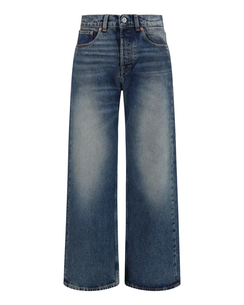 Our Legacy Organic Cotton Relaxed Fit Jeans — Blue Blue