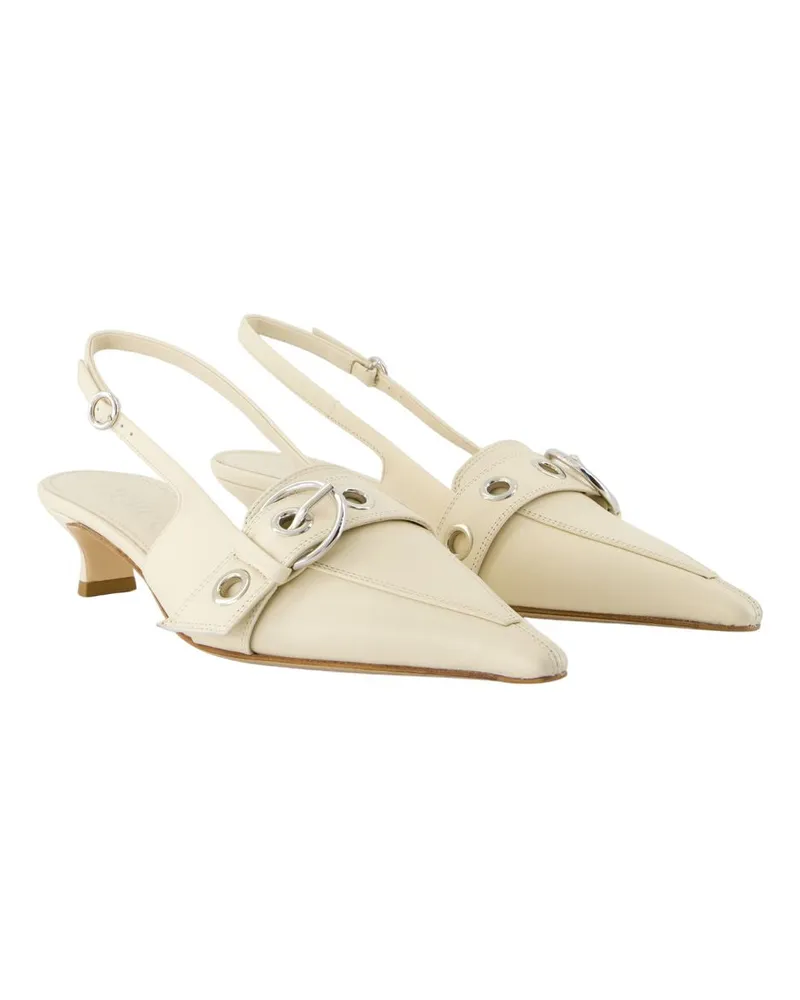 aeyde Women's Davina Sandals -  Leather Beige Shoes Beige