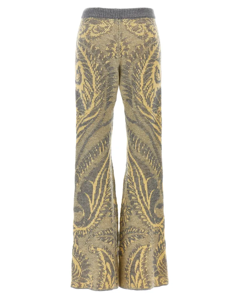 Etro Women's Multicolor Wool Flared Pants Multicolor