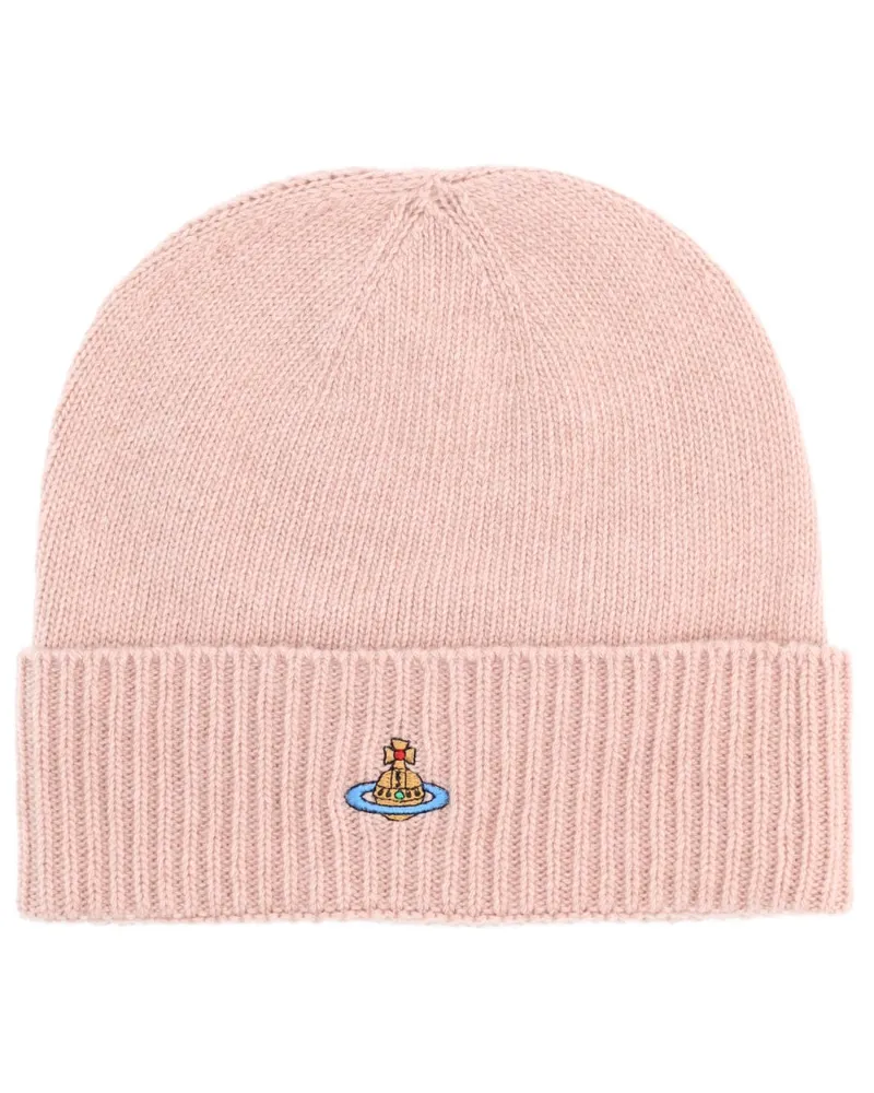 Vivienne Westwood 8102001C_K0069C401 100% Cashmere Beanie — Beige Beige